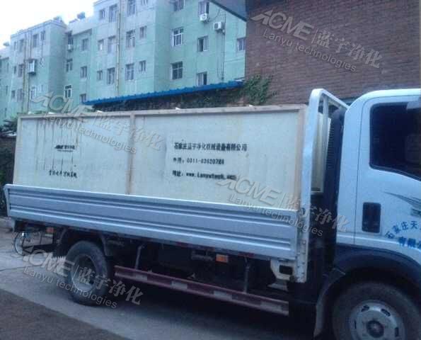 我司柴油機組尾氣凈化器近日來到了四川