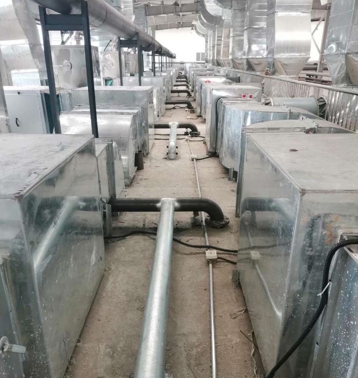 北內某公司發動機測試臺架尾氣凈化項目