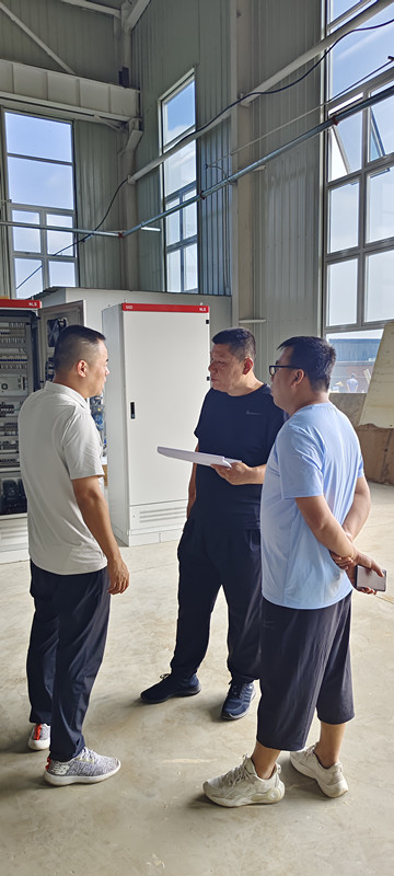 熱烈歡迎某集團公司客戶來河北漢藍驗收脫硝系統